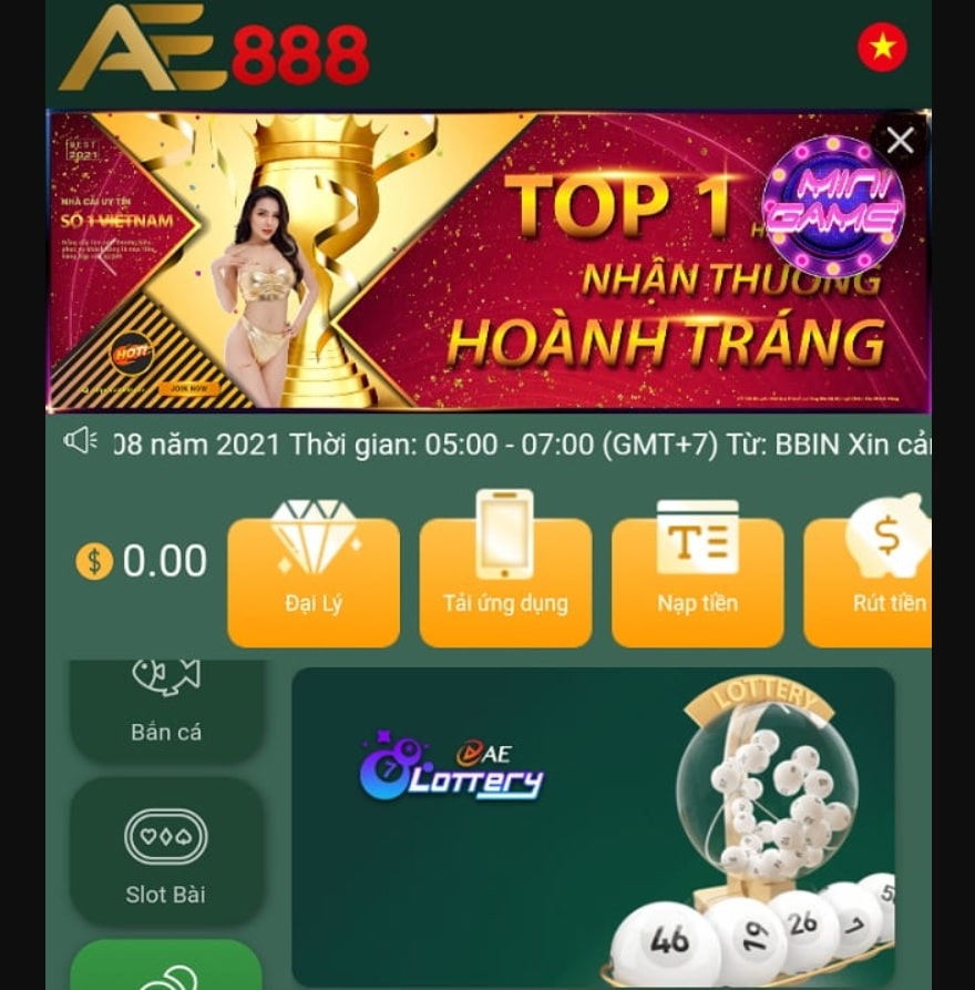 Giao diện ứng dụng AE3888 trên điện thoại