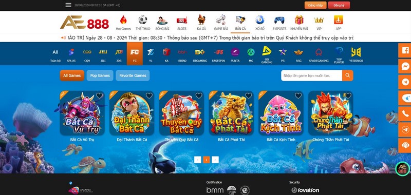 Bắn Cá Ae3888 - Trải Nghiệm Game Săn Thưởng Siêu Hấp Dẫn